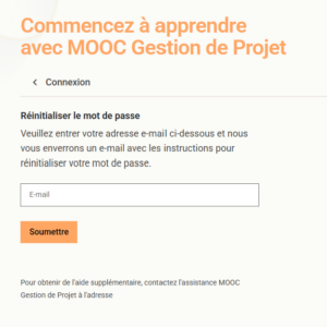 Indiquer email